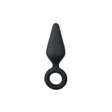 2 Stk Silikon Buttplug/Analplugg Sort
