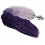 Purple Fox Buttplug/Analplugg med hale